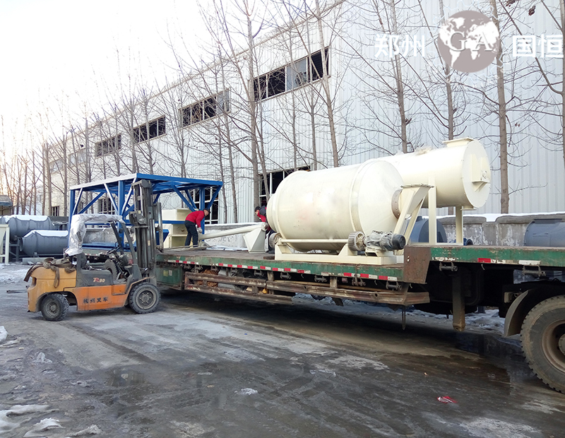 節(jié)能型(半自動(dòng))保溫砂漿生產(chǎn)線發(fā)貨現(xiàn)場(chǎng)