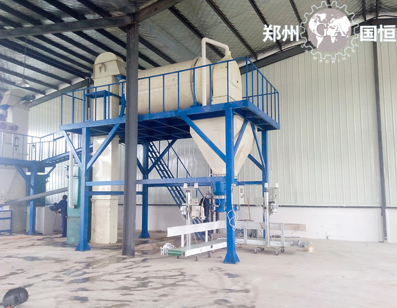 節(jié)能型(半自動(dòng))保溫砂漿生產(chǎn)線安裝案例